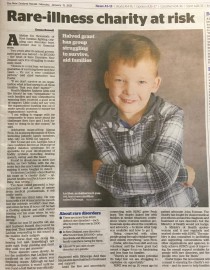 NZ Herald  Rare illness charity at risk
